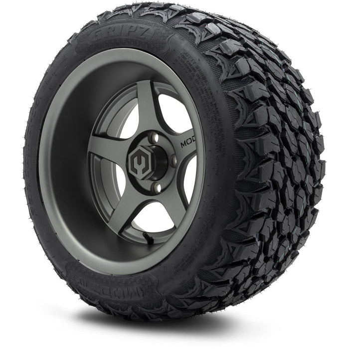 MODZ 14' Maverick Gunmetal - Tire and Wheel Combo