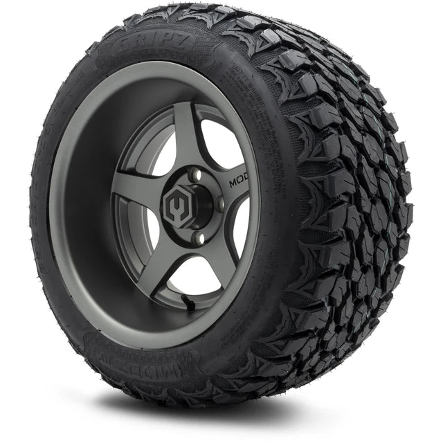 MODZ 14" Maverick Matte Gunmetal Wheels & Off-Road Tires Combo