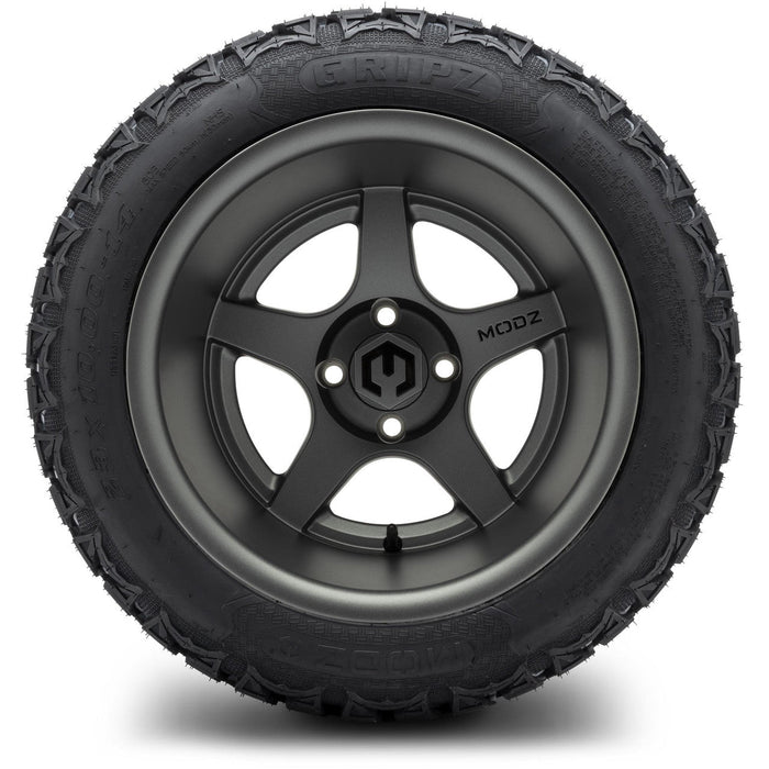 MODZ 14' Maverick Gunmetal - Tire and Wheel Combo