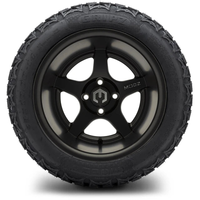 MODZ 14" Maverick Matte Black Wheels & Off-Road Tires Combo