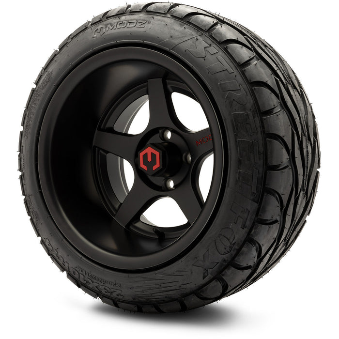 MODZ 14' Maverick Matte Black - Tire and Wheel Combo