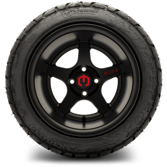 MODZ 14' Maverick Matte Black - Tire and Wheel Combo
