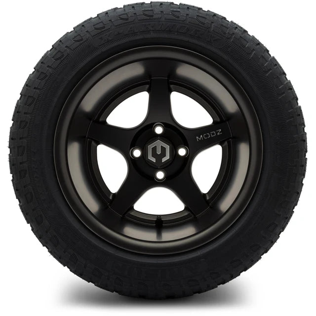 MODZ 14" Maverick Matte Black Wheels & Off-Road Tires Combo