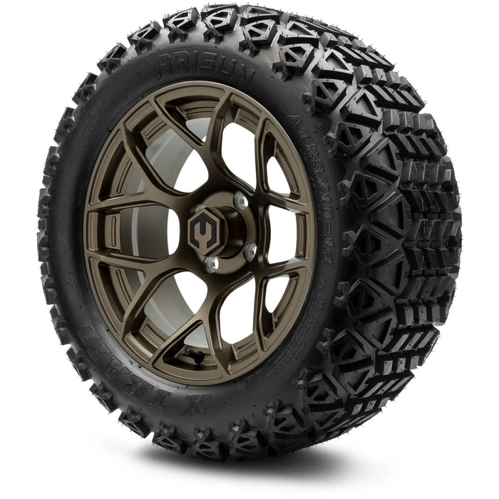 MODZ 14" Renegade Matte Bronze Wheels & Off-Road Tires Combo