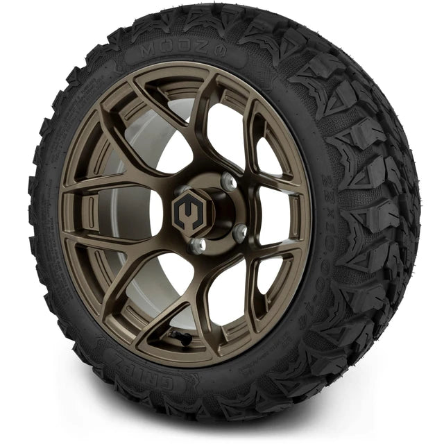 MODZ 14" Renegade Matte Bronze Wheels & Off-Road Tires Combo