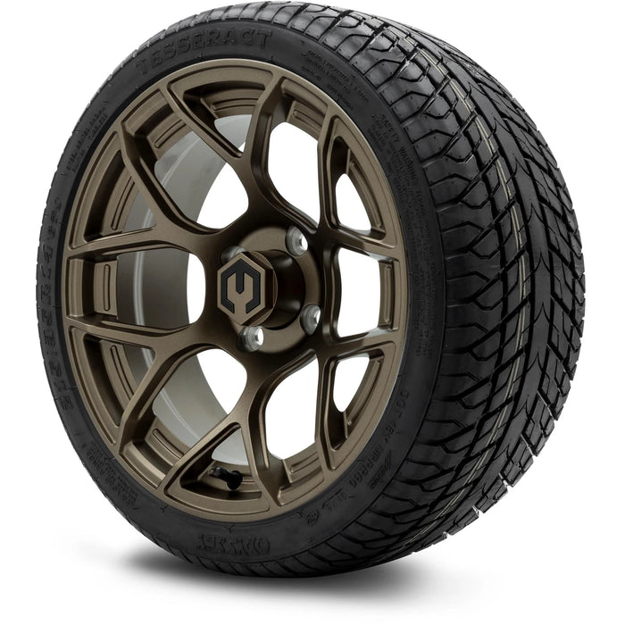 MODZ 14" Renegade Matte Bronze Wheels & Street Tires Combo