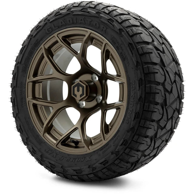 MODZ 14" Renegade Matte Bronze Wheels & Off-Road Tires Combo