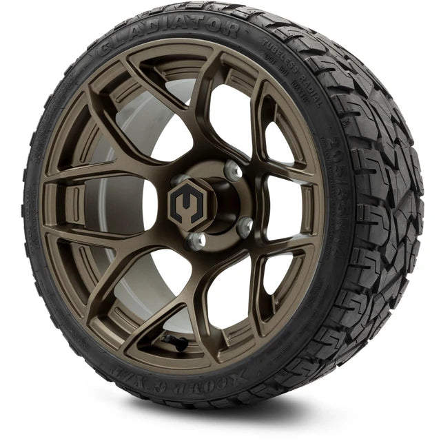 MODZ 14" Renegade Matte Bronze Wheels & Off-Road Tires Combo