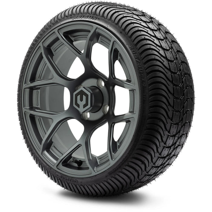 MODZ 14" Renegade Gunmetal Wheels & Street Tires Combo