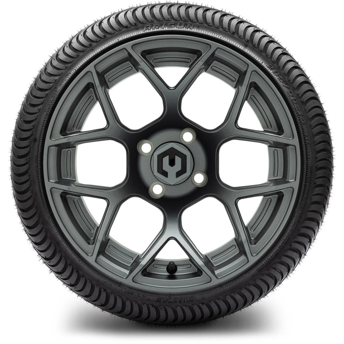 MODZ 14" Renegade Gunmetal Wheels & Street Tires Combo