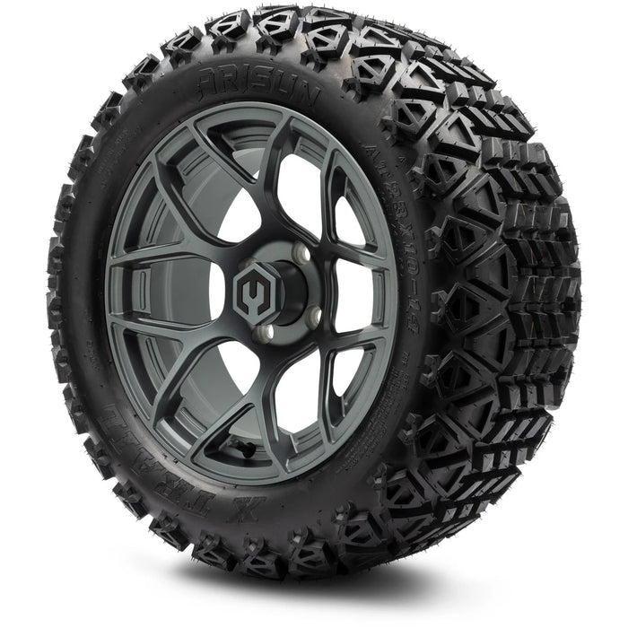 MODZ 14" Renegade Gunmetal Wheels & Off-Road Tires Combo