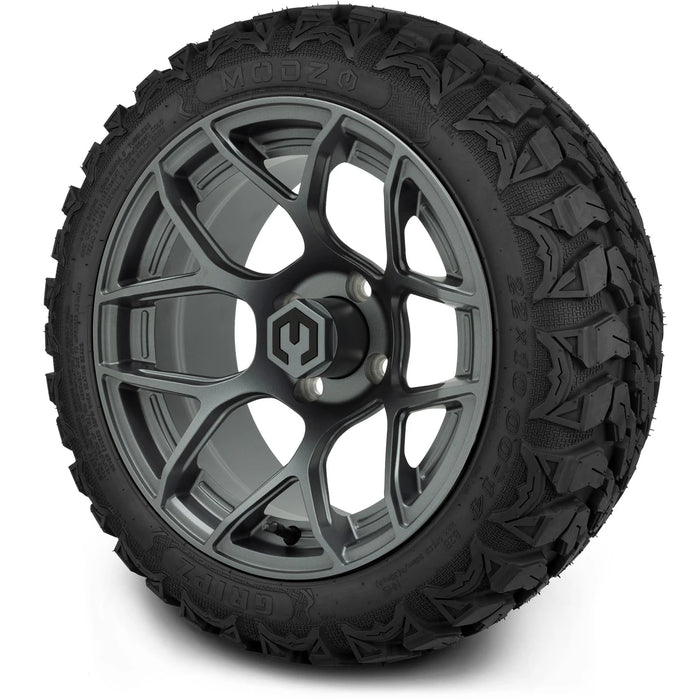 MODZ 14" Renegade Gunmetal Wheels & Off-Road Tires Combo
