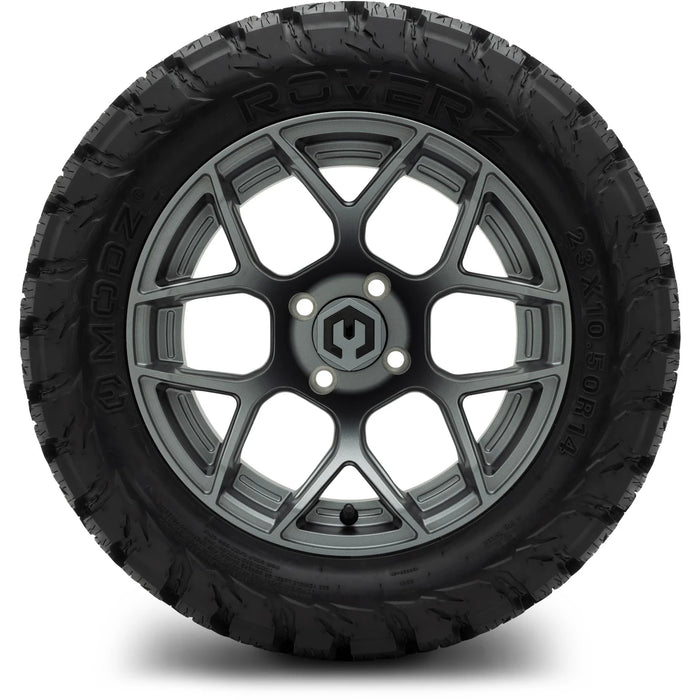 MODZ 14" Renegade Gunmetal Wheels & Off-Road Tires Combo