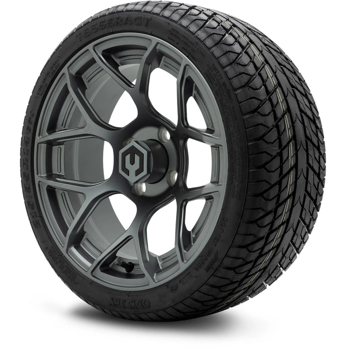 MODZ 14" Renegade Gunmetal Wheels & Street Tires Combo