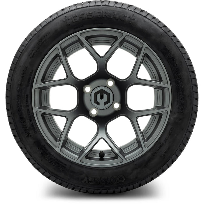 MODZ 14" Renegade Gunmetal Wheels & Street Tires Combo