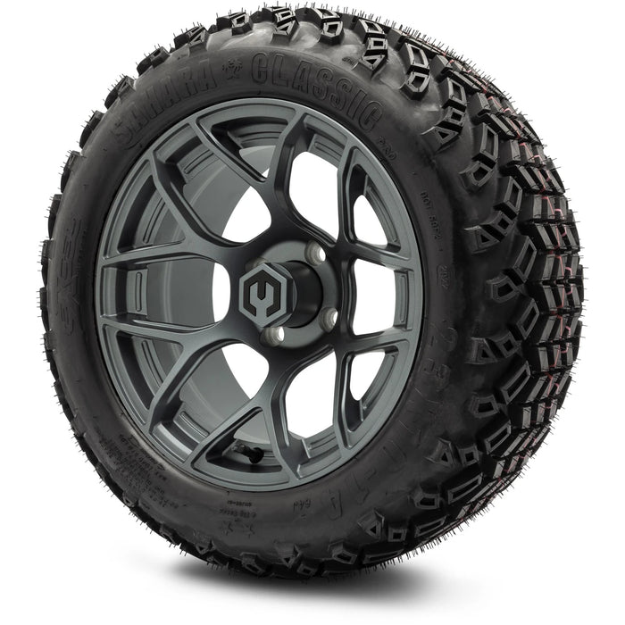 MODZ 14" Renegade Gunmetal Wheels & Off-Road Tires Combo