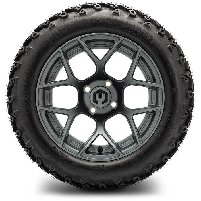 MODZ 14" Renegade Gunmetal Wheels & Off-Road Tires Combo