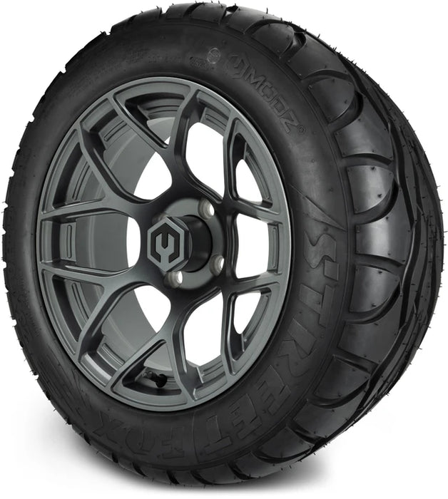 MODZ 14" Renegade Gunmetal Wheels & Street Tires Combo