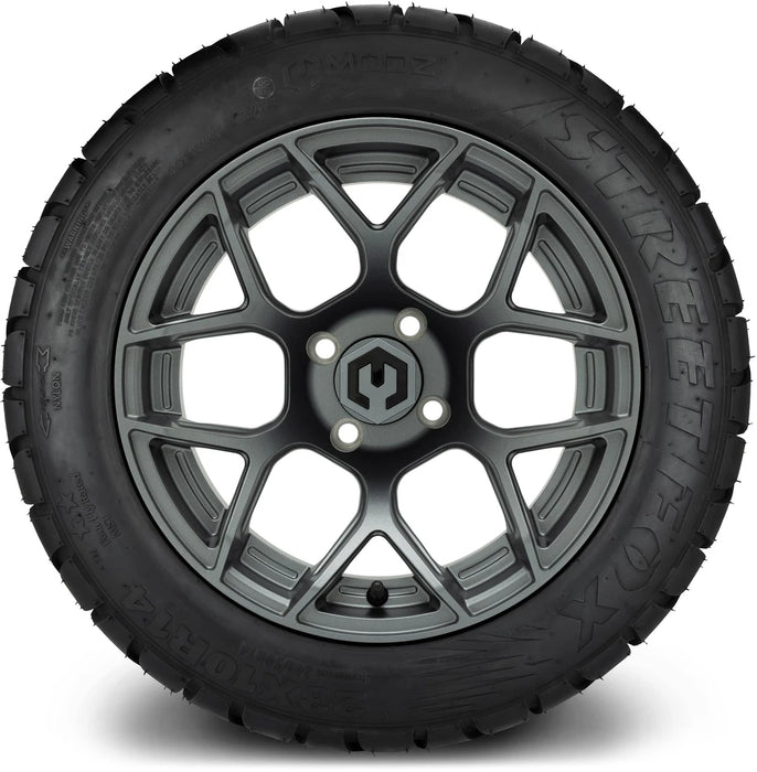 MODZ 14" Renegade Gunmetal Wheels & Street Tires Combo