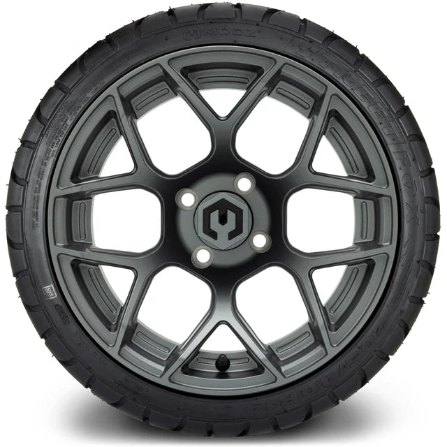 MODZ 14" Renegade Gunmetal Wheels & Street Tires Combo