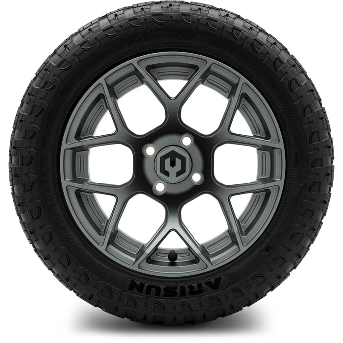 MODZ 14" Renegade Gunmetal Wheels & Off-Road Tires Combo