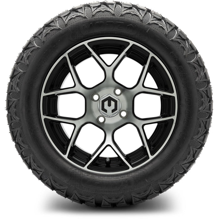 MODZ 14' Renegade Machined Black - Tire and Wheel Combo