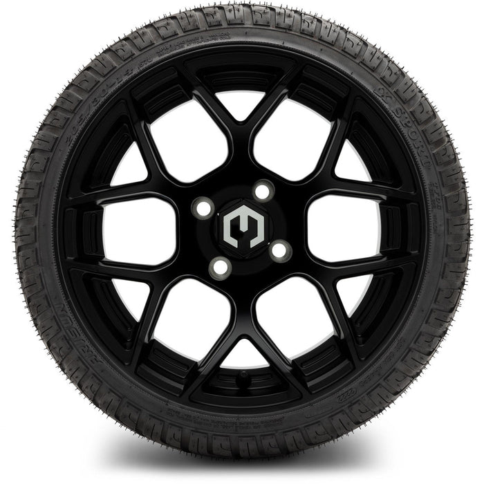 MODZ 14' Renegade Matte Black - Tire and Wheel Combo