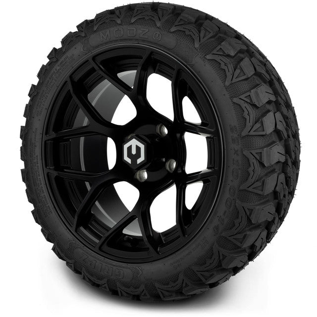 MODZ 14' Renegade Matte Black - Tire and Wheel Combo