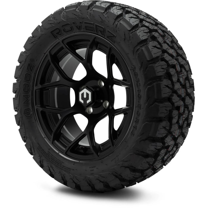 MODZ 14" Renegade Matte Black Wheels & Off-Road Tires Combo