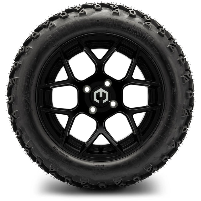 MODZ 14" Renegade Matte Black Wheels & Off-Road Tires Combo
