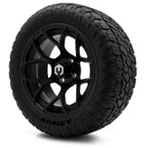MODZ 14" Renegade Matte Black Wheels & Off-Road Tires Combo