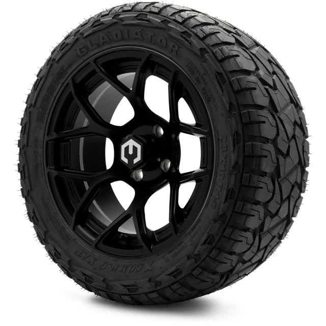 MODZ 14" Renegade Matte Black Wheels & Off-Road Tires Combo