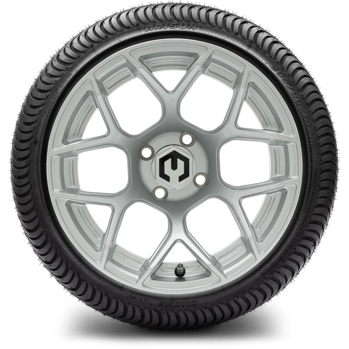 MODZ 14" Renegade Silver Wheels & Street Tires Combo