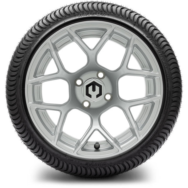 MODZ 14' Renegade Silver - Tire and Wheel Combo