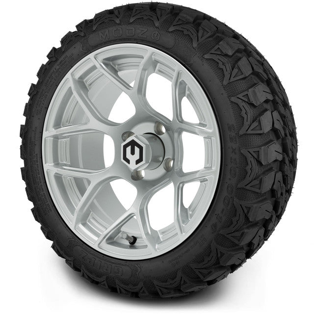 MODZ 14' Renegade Silver - Tire and Wheel Combo