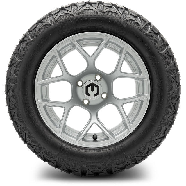 MODZ 14' Renegade Silver - Tire and Wheel Combo