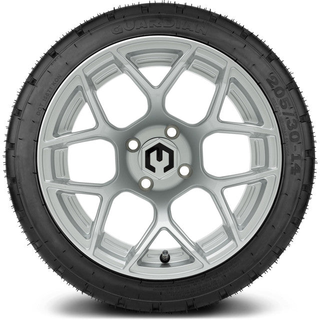 MODZ 14' Renegade Silver - Tire and Wheel Combo