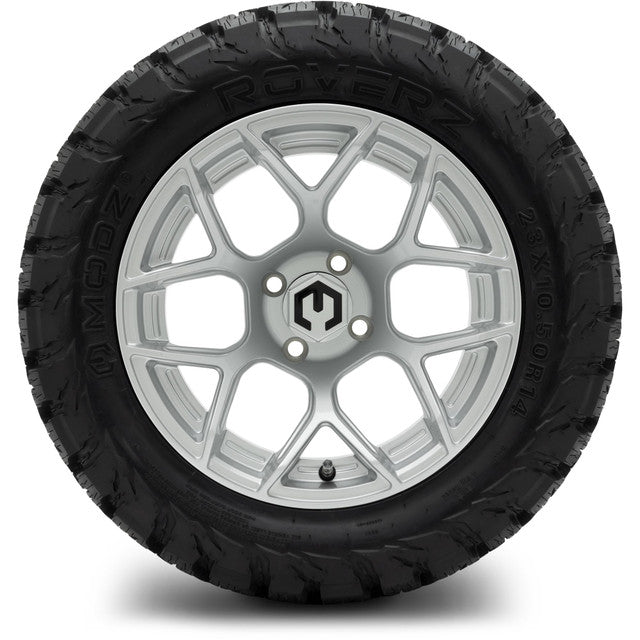 MODZ 14' Renegade Silver - Tire and Wheel Combo