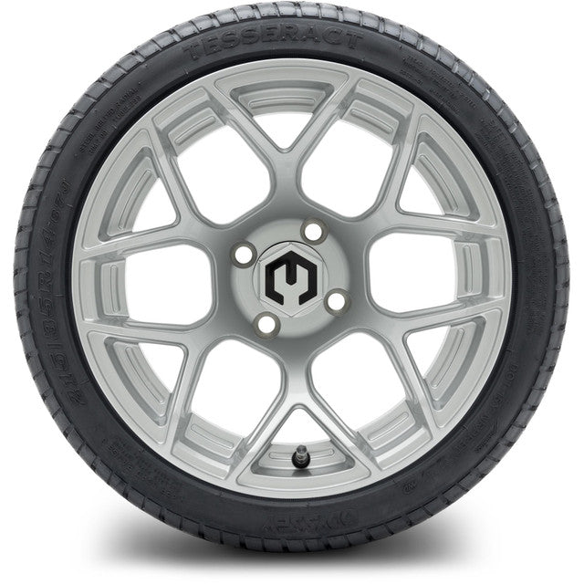 MODZ 14' Renegade Silver - Tire and Wheel Combo