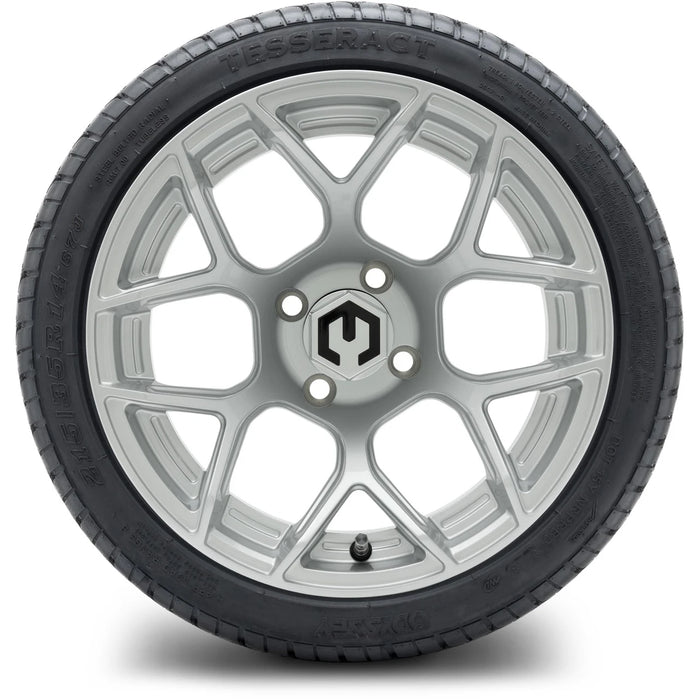 MODZ 14" Renegade Silver Wheels & Street Tires Combo