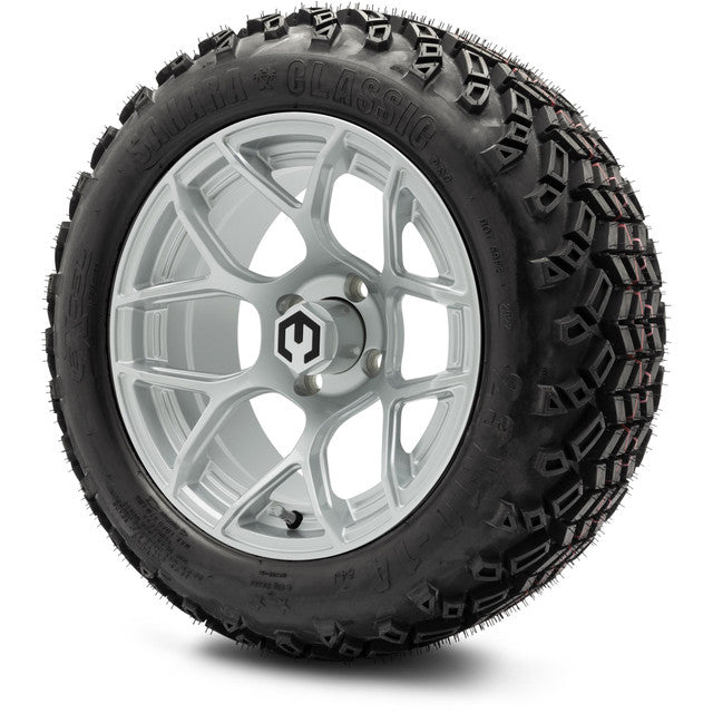 MODZ 14' Renegade Silver - Tire and Wheel Combo