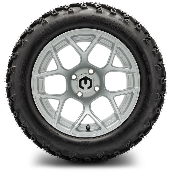 MODZ 14' Renegade Silver - Tire and Wheel Combo