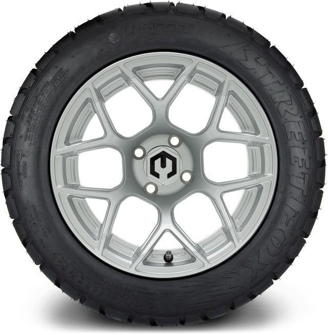 MODZ 14' Renegade Silver - Tire and Wheel Combo