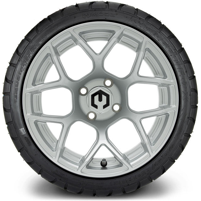 MODZ 14' Renegade Silver - Tire and Wheel Combo