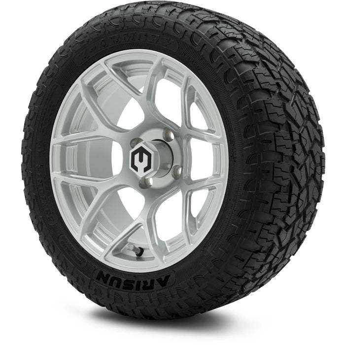 MODZ 14" Renegade Silver Wheels & Off-Road Tires Combo