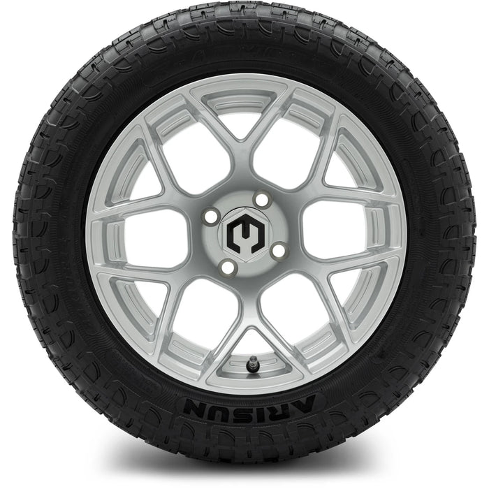 MODZ 14" Renegade Silver Wheels & Off-Road Tires Combo