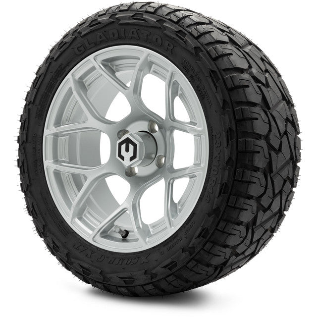 MODZ 14' Renegade Silver - Tire and Wheel Combo