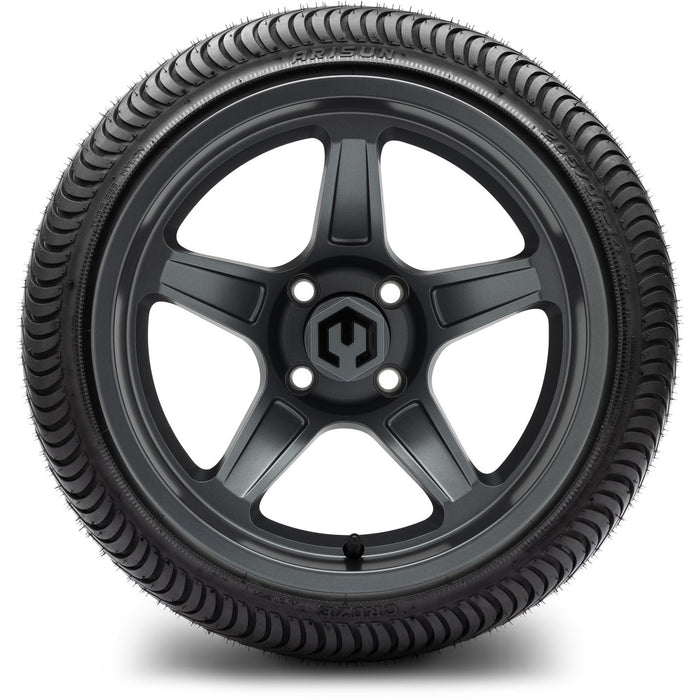 MODZ 14" Drift Gunmetal Wheels & Street Tires Combo
