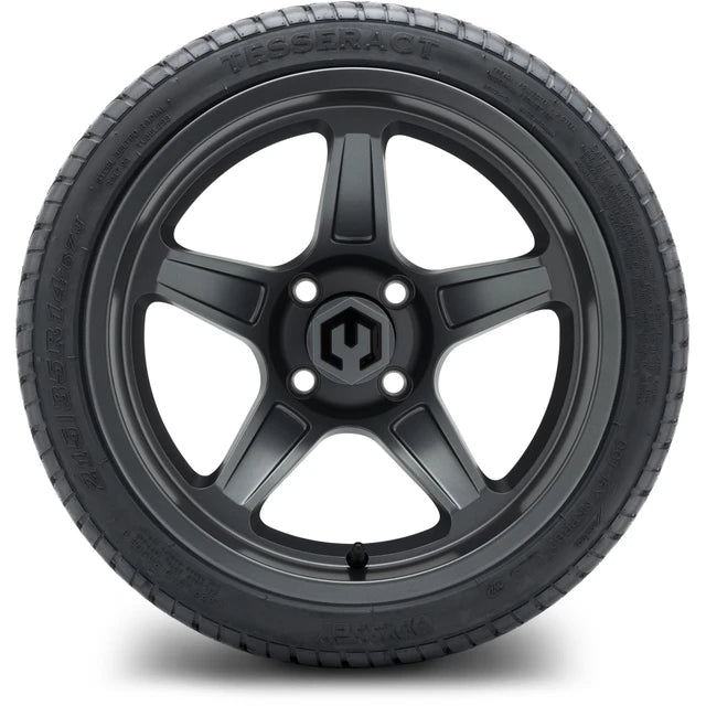 MODZ 14" Drift Gunmetal Wheels & Street Tires Combo