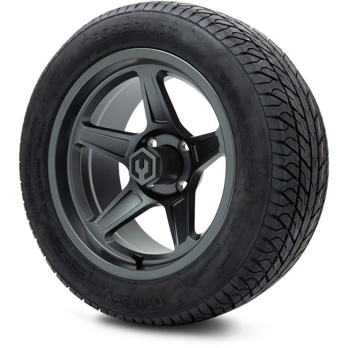 MODZ 14" Drift Gunmetal Wheels & Street Tires Combo